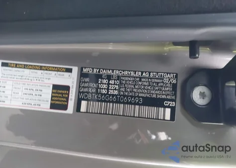 2006 Mercedes-Benz Clk 350 z USA, uszkodzony, nr VIN WDBTK56G66T069693